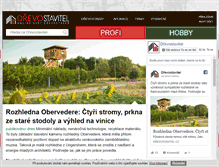 Tablet Screenshot of drevostavitel.cz
